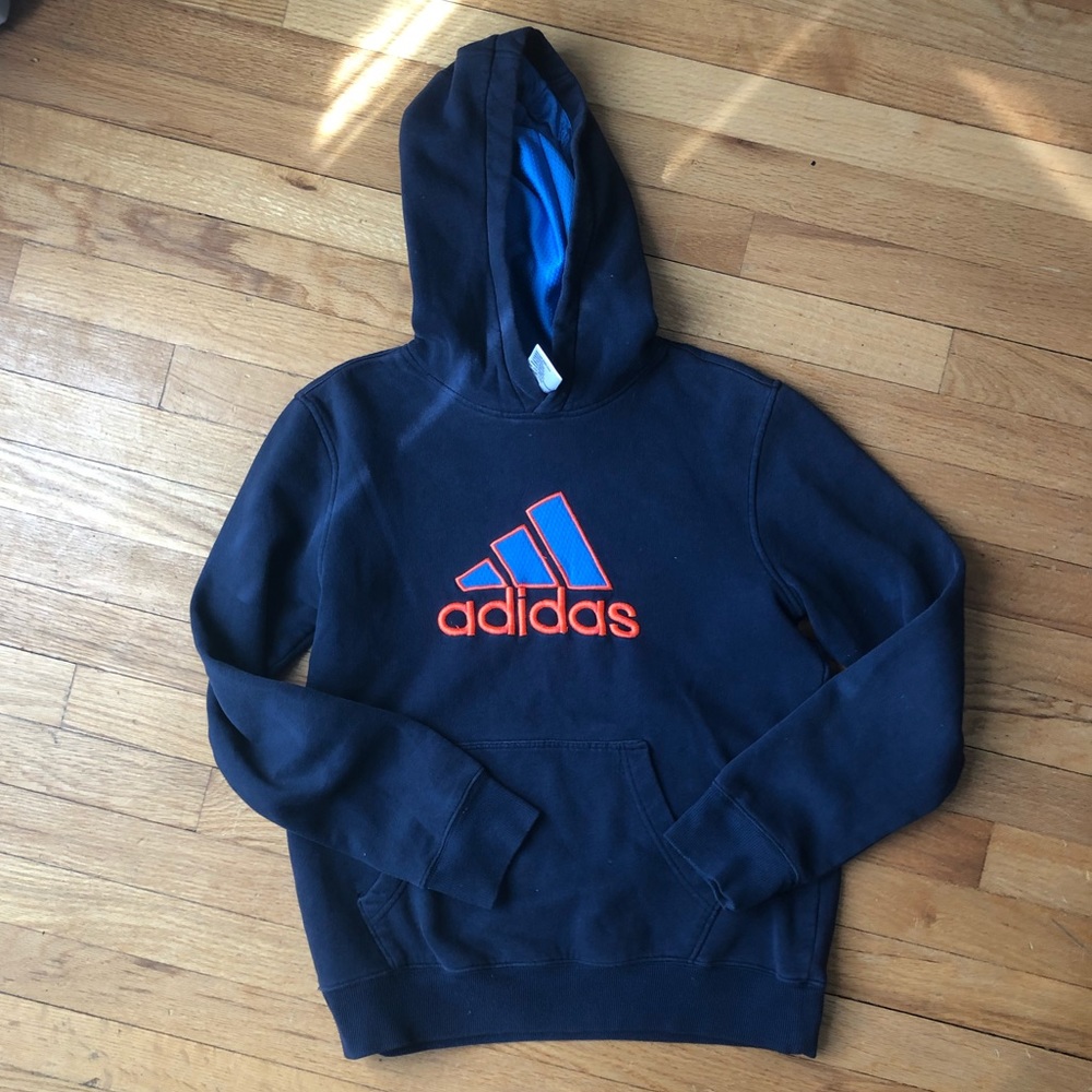 Adidas hoodie size large 14-16